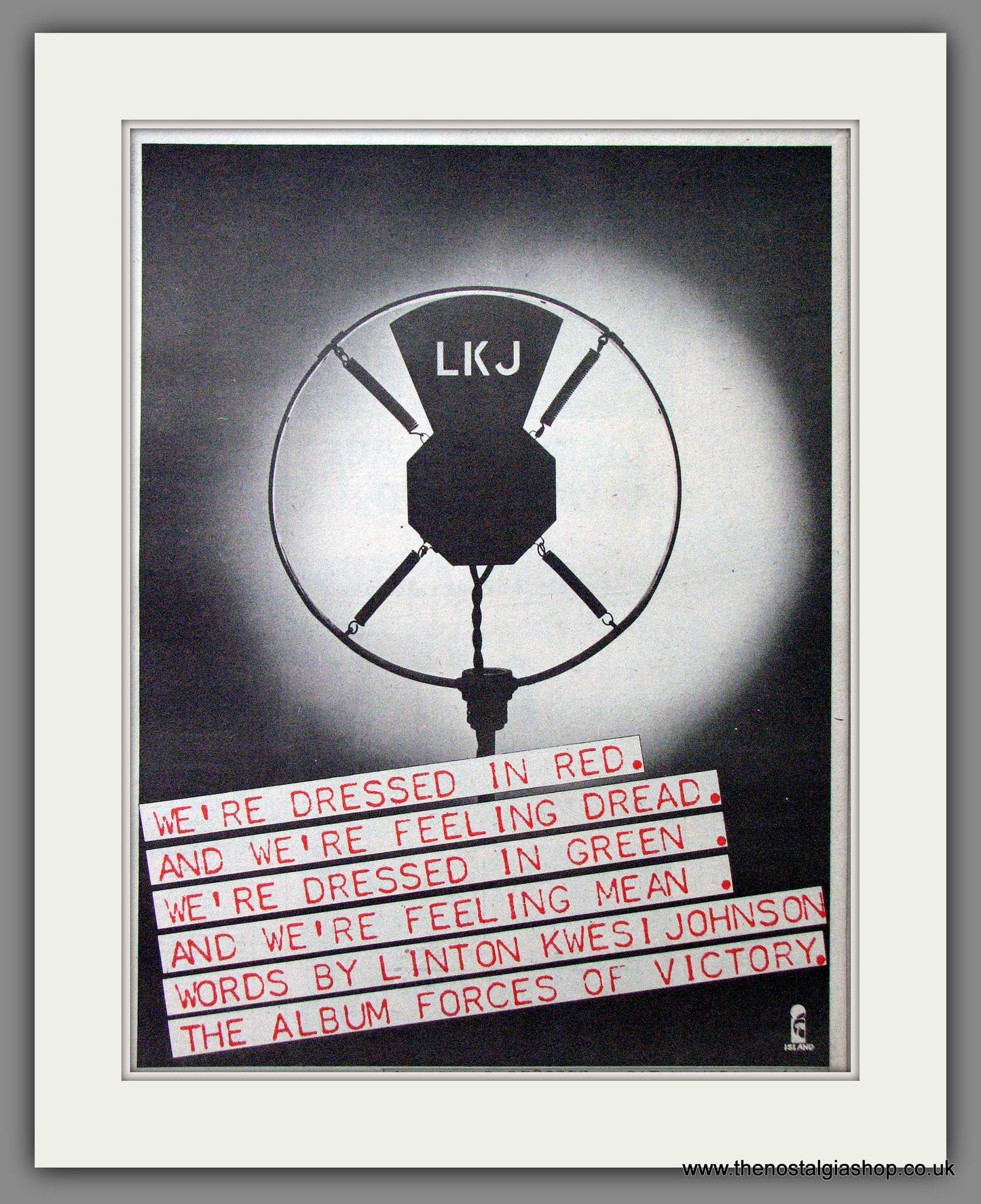 LKJ Forces Of Victory. Original Advert 1979 (ref AD12702)