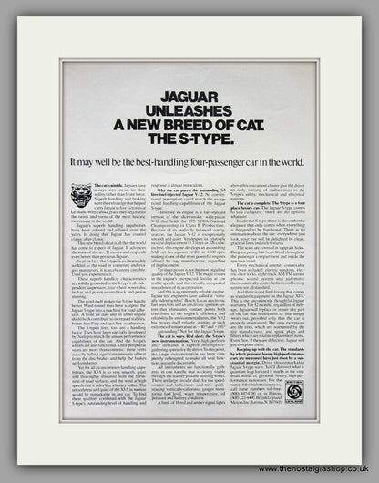 Jaguar XJ-S. 1976. Double Vintage Advert (ref AD7724)