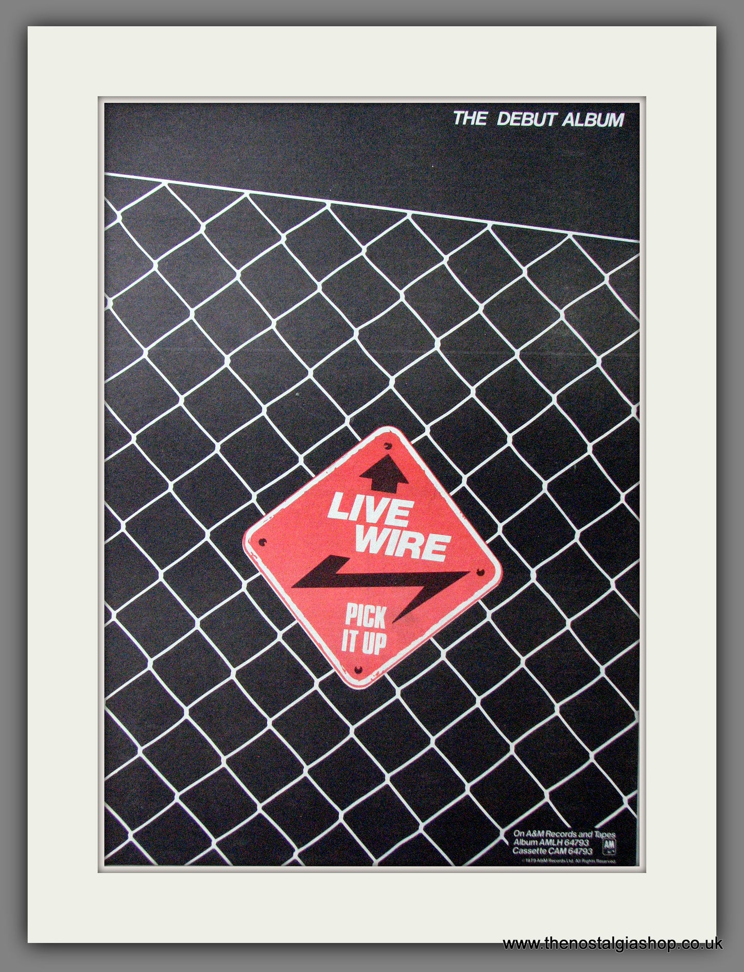 Live Wire Pick It Up Debut Album. Original Advert 1979 (ref AD12717)