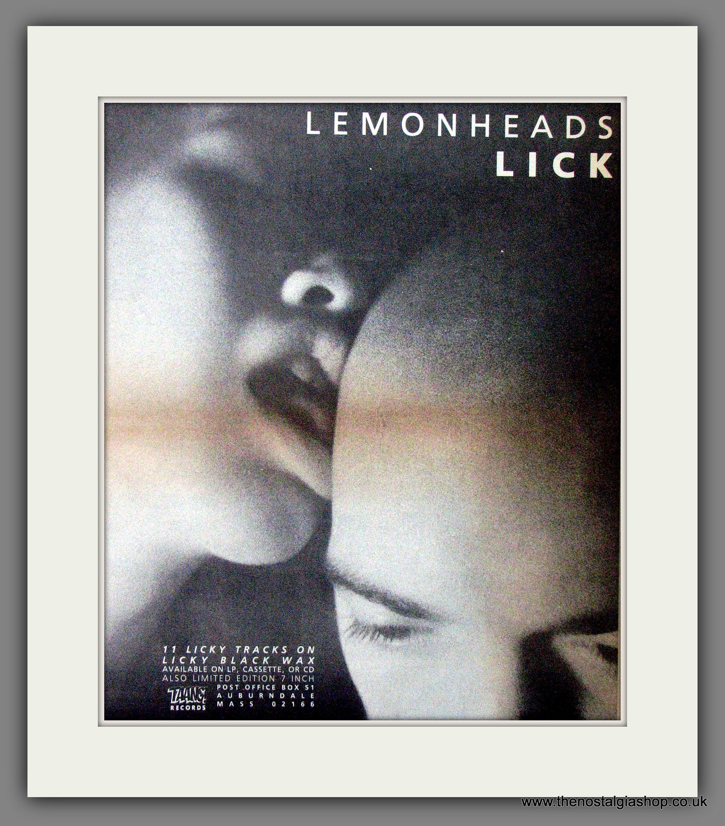 Lemonheads Lick. Original Advert 1989 (ref AD12722)