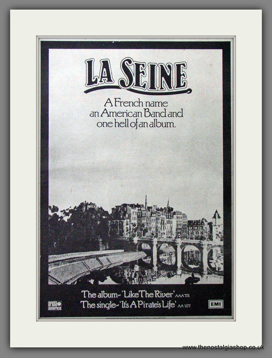 La Seine Like The River. Original Advert 1976 (ref AD12744)