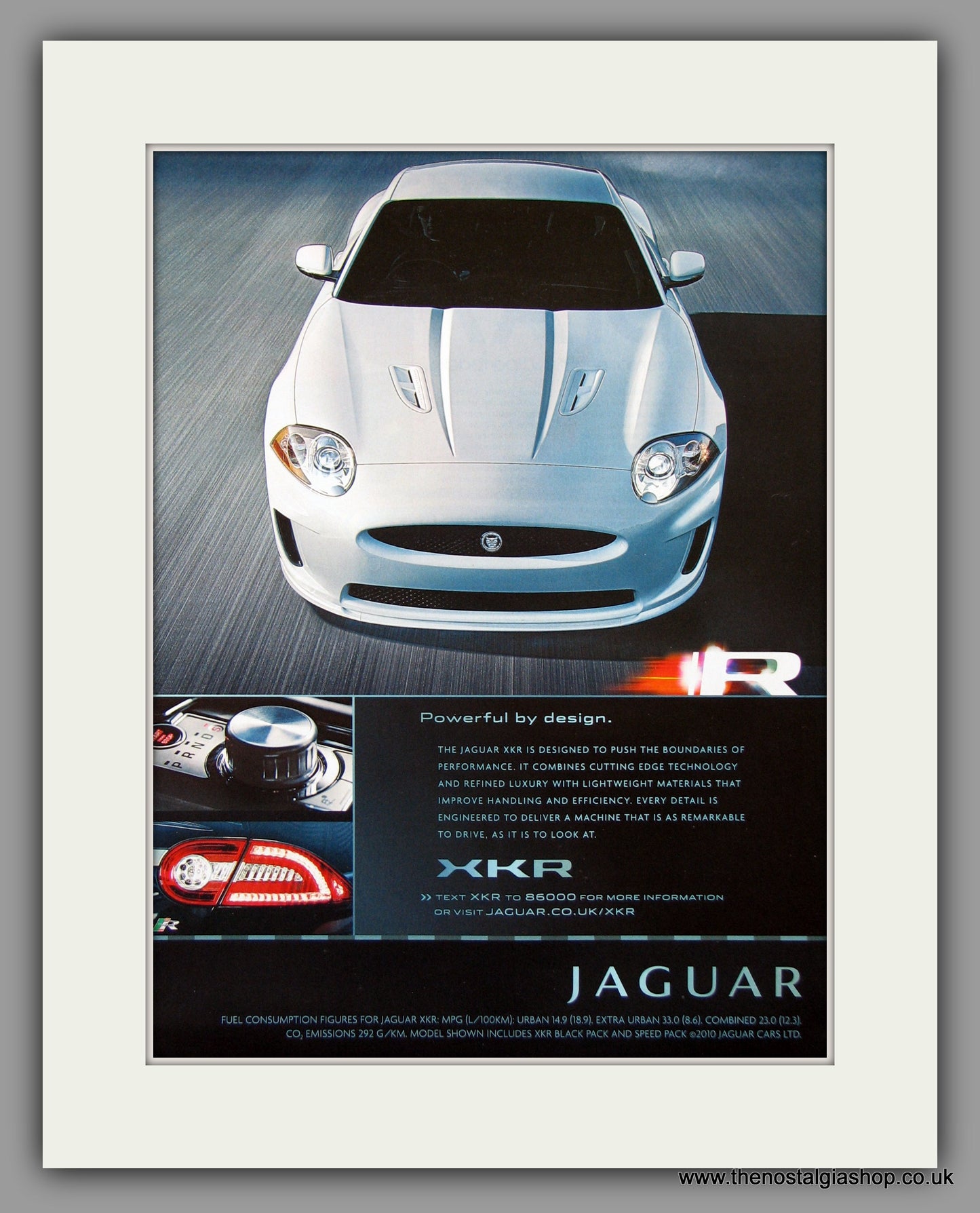 Jaguar XKR. 2010. Original Vintage Advert (ref AD7761)