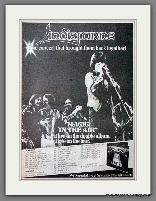 Lindisfarne Magic In The Air. Original Advert 1978 (ref AD12751)