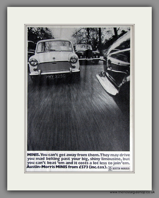 Mini Austin Morris 1969. Original Vintage Advert (ref AD7848)