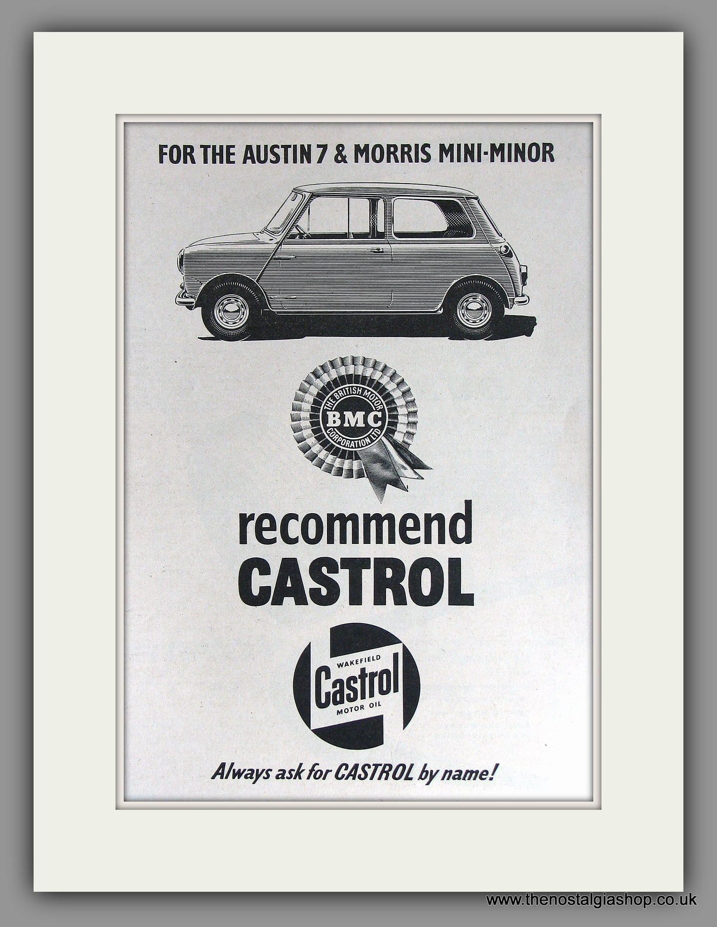 mini-minor-and-austin-7-castrol-motor-oil-1959-original-vintage-adver