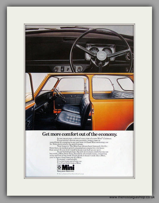 Mini Clubman 1973. Original Vintage Advert (ref AD7877)
