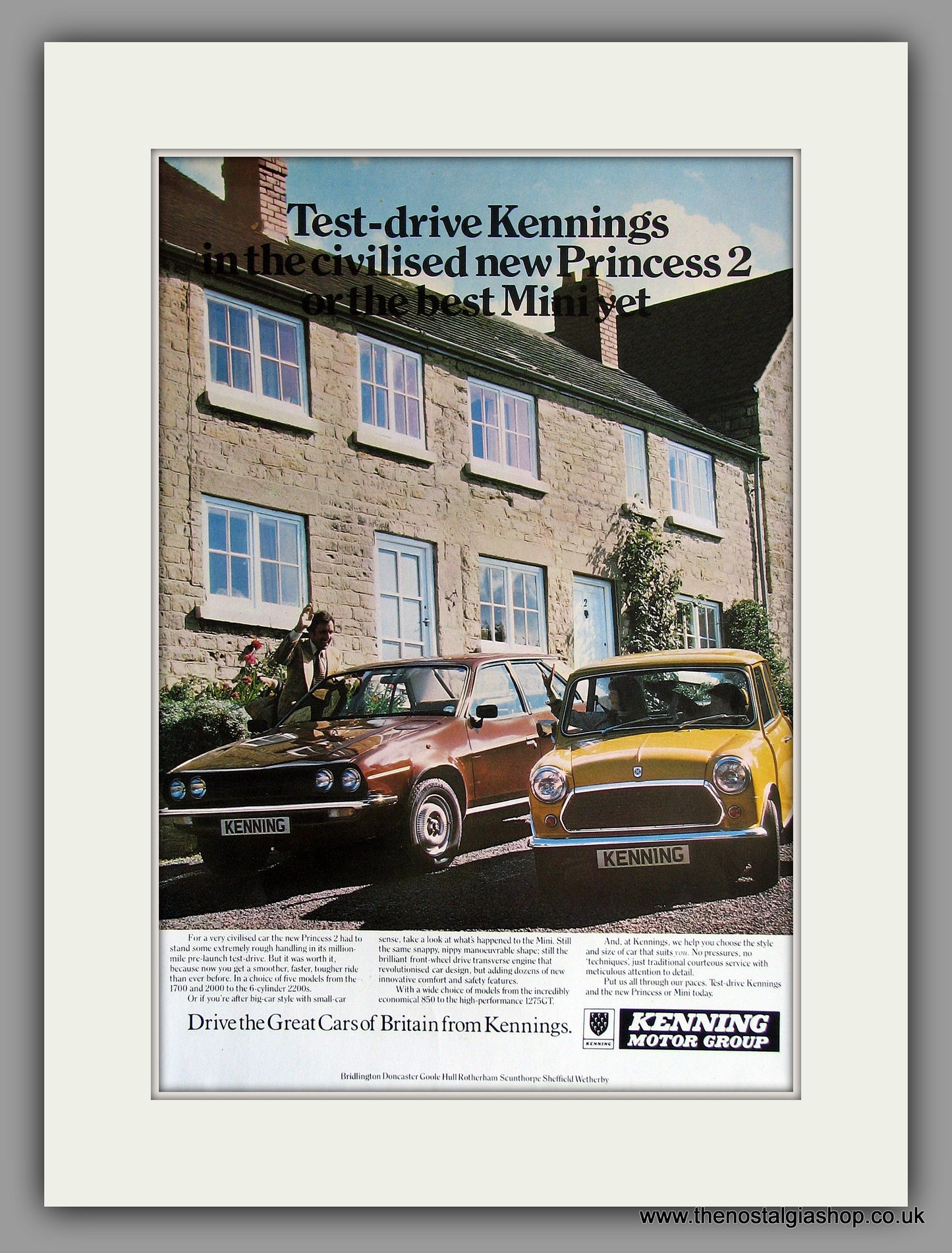 Mini Kenning Motor Group 1979. Original Vintage Advert (ref AD7879)
