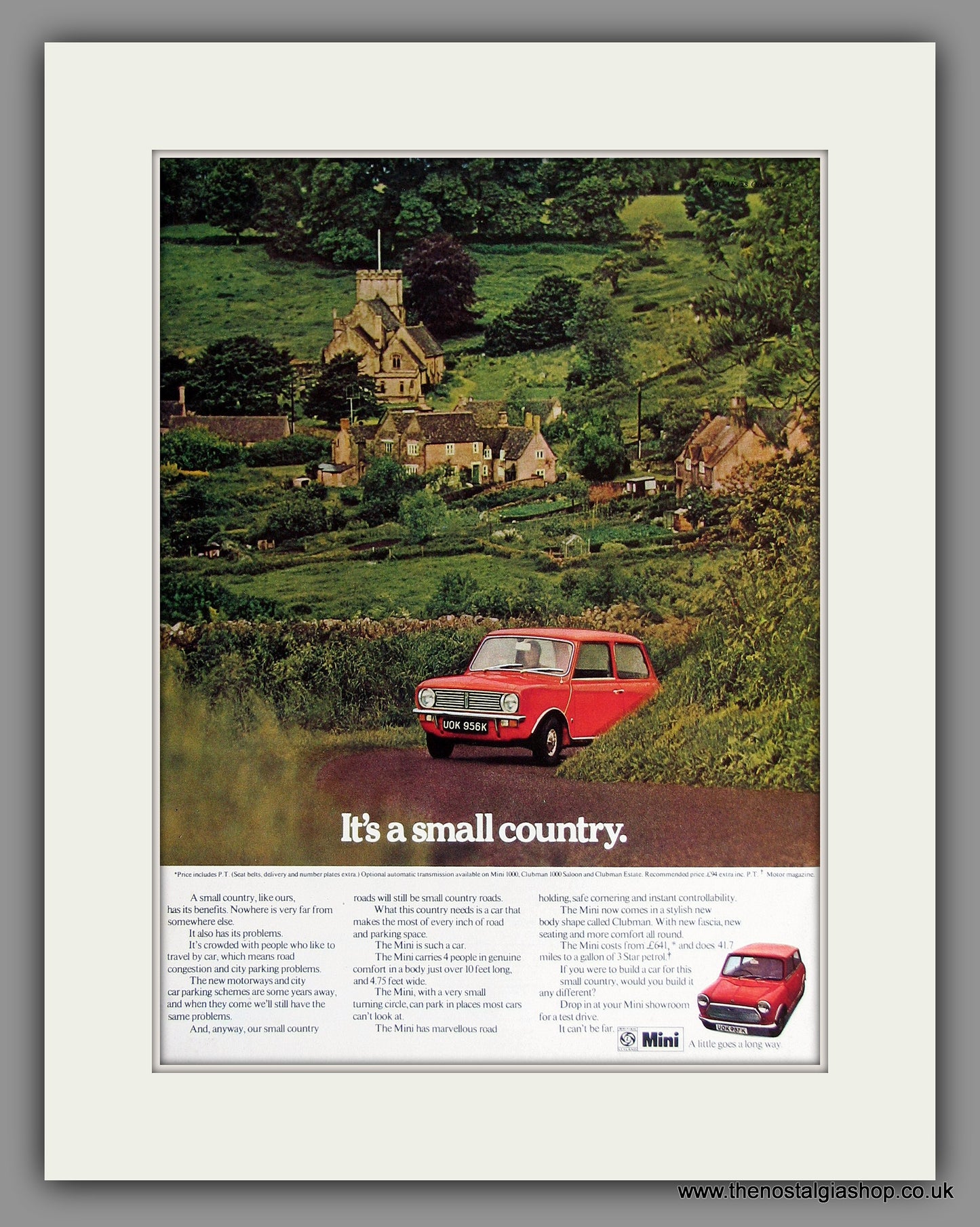 Mini 1971. Original Vintage Advert (ref AD7900)