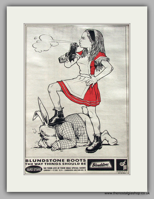 Blundstone Boots.  Original Vintage Advert 1992 (ref AD10234)