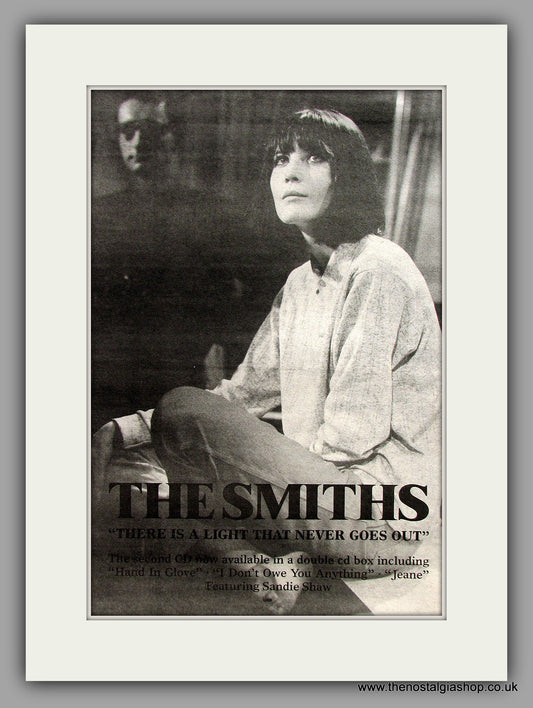 Smiths (The) There is a Light That Never Goes Out. Original Vintage Advert 1992 (ref AD10319)