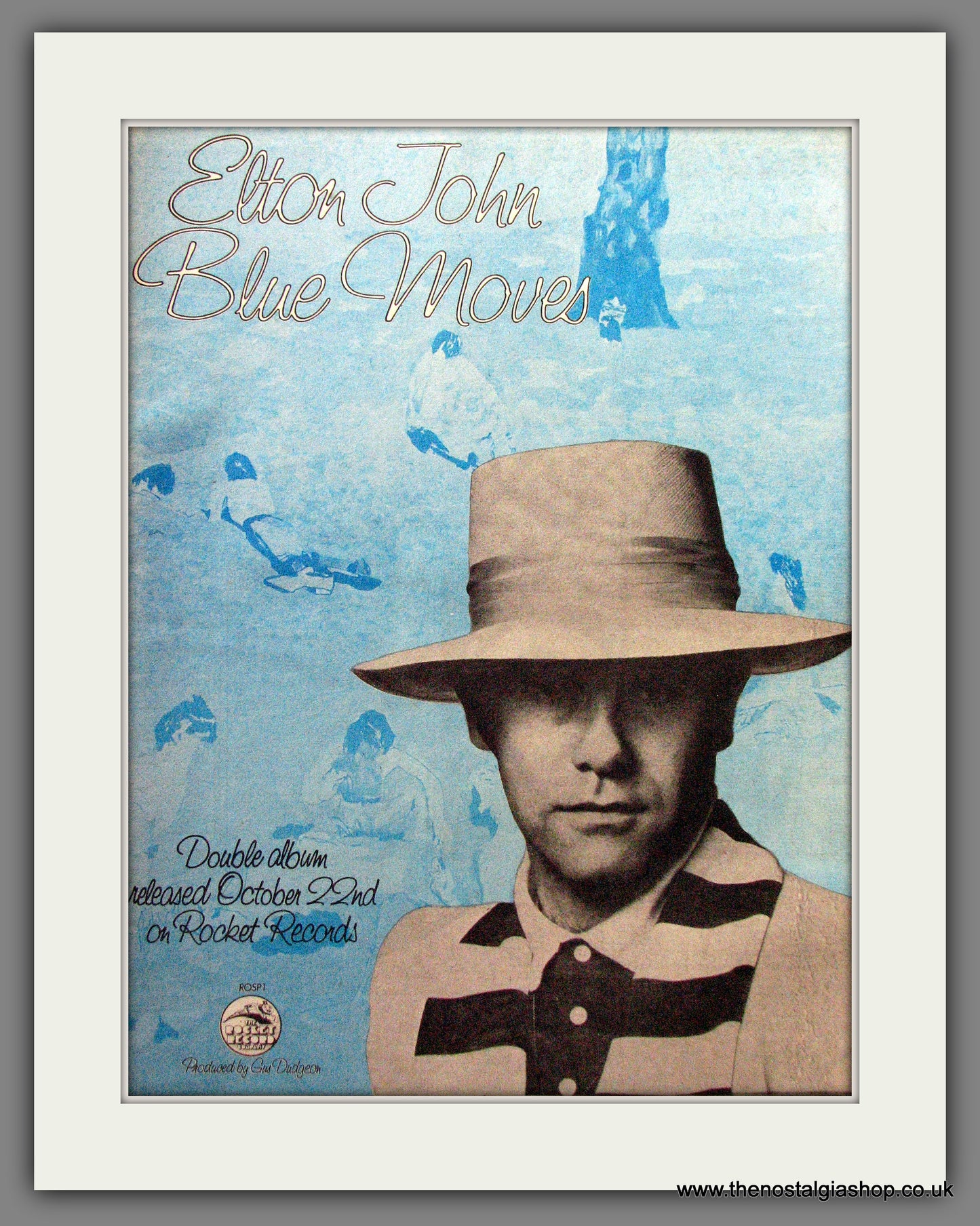 Elton John Blue Moves. Original Advert 1976 (ref AD12849)