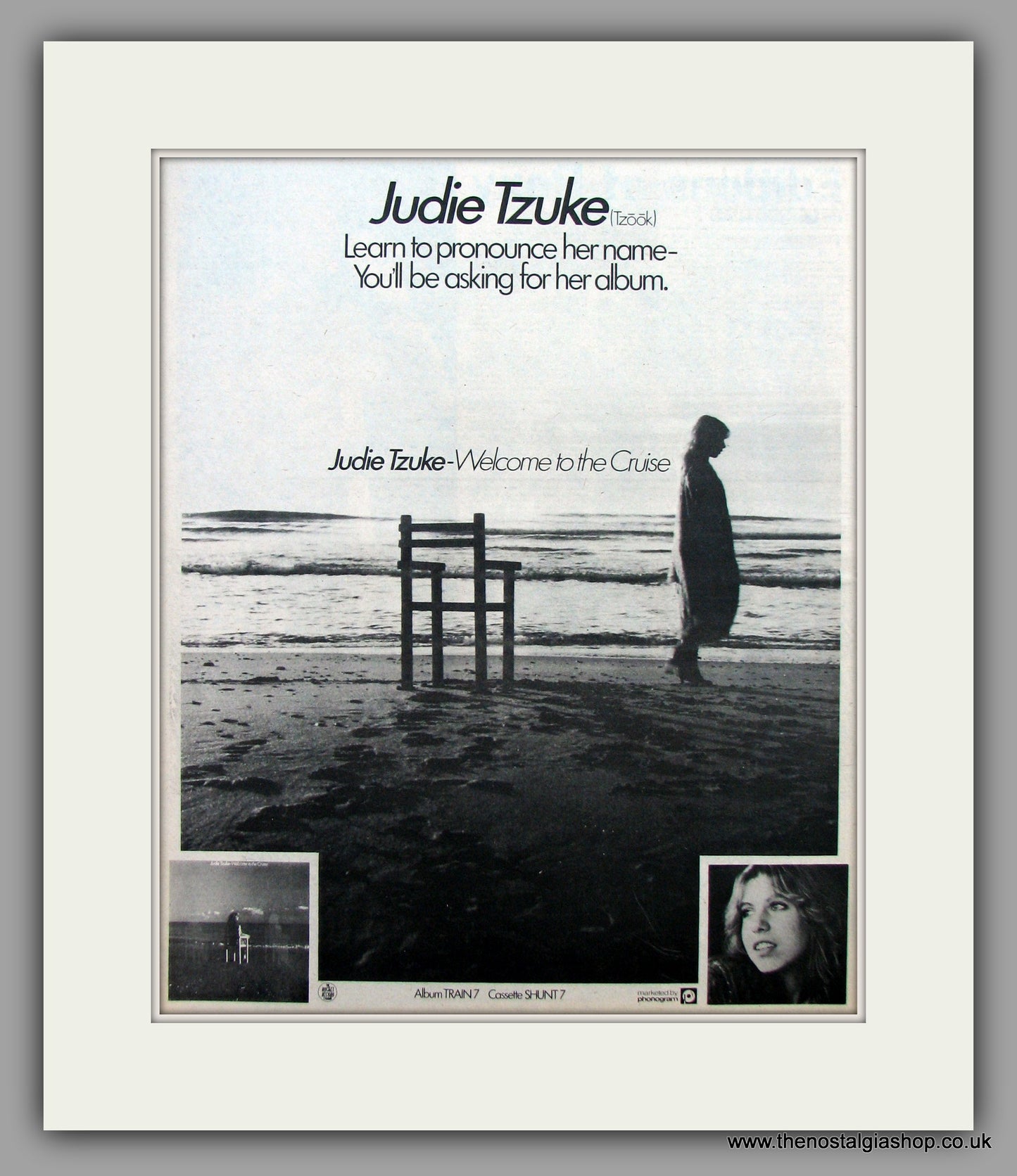 Judie Tzuke Welcome To The Cruise.  Original Vintage Advert 1979 (ref AD10378)
