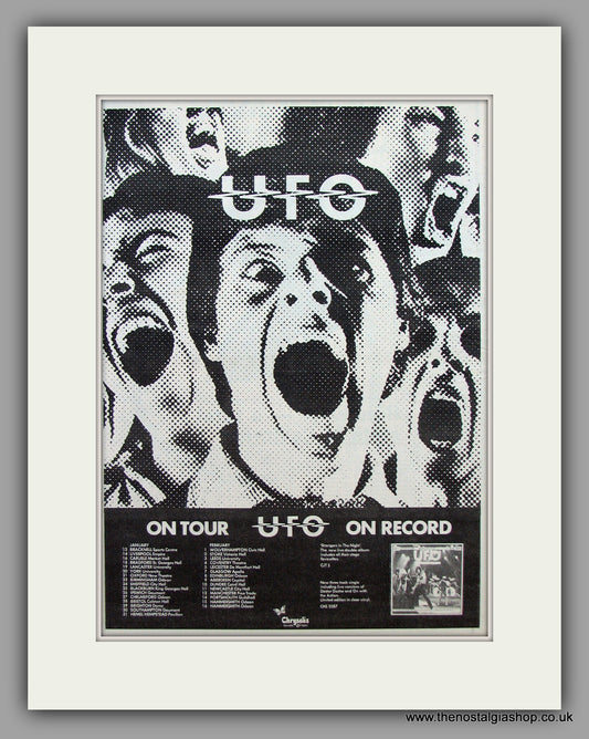 UFO On Tour Jan/Feb Strangers In The Night.  Original Vintage Advert 1979 (ref AD10379)