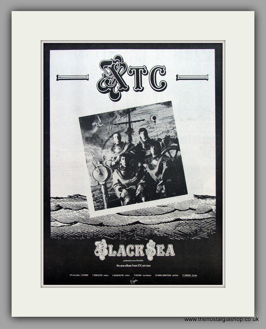 XTC. Black Sea.  Original Vintage Advert 1980 (ref AD10399)