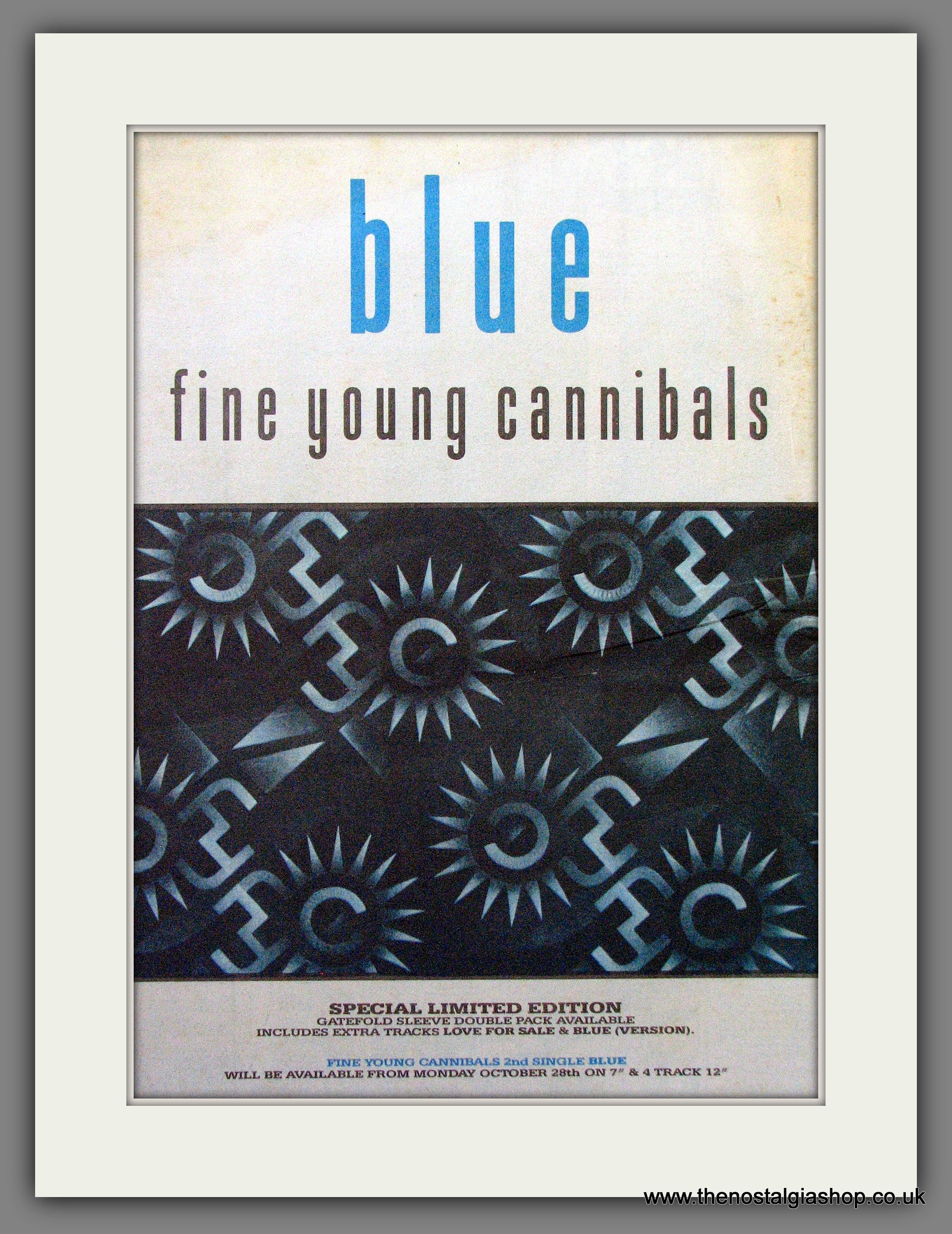 Fine Young Cannibals Blue. Original Advert 1985 (ref AD12980) – The ...