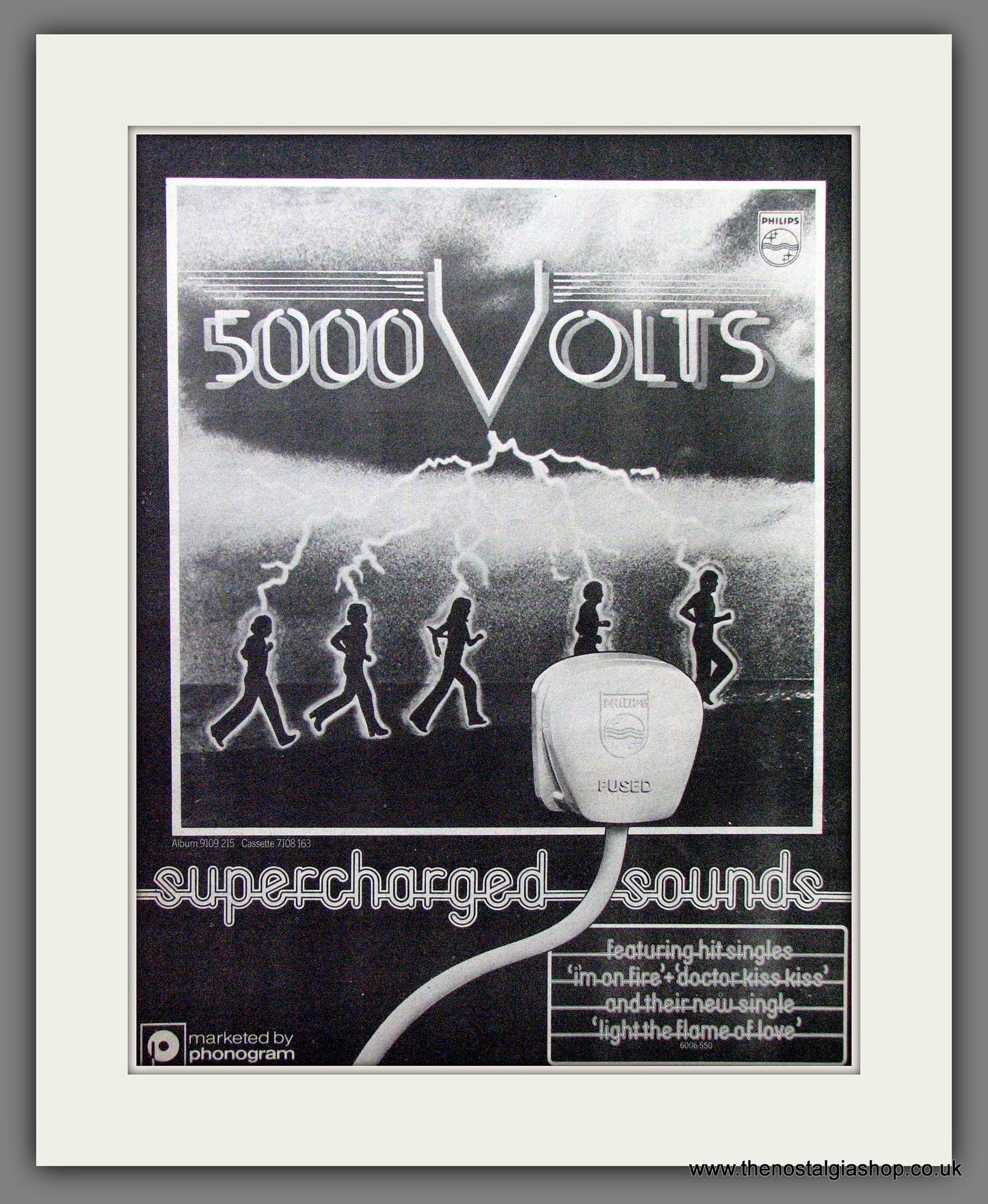 5000 Volts Light The Flame Of Love. Original Advert 1976 (ref AD13018)