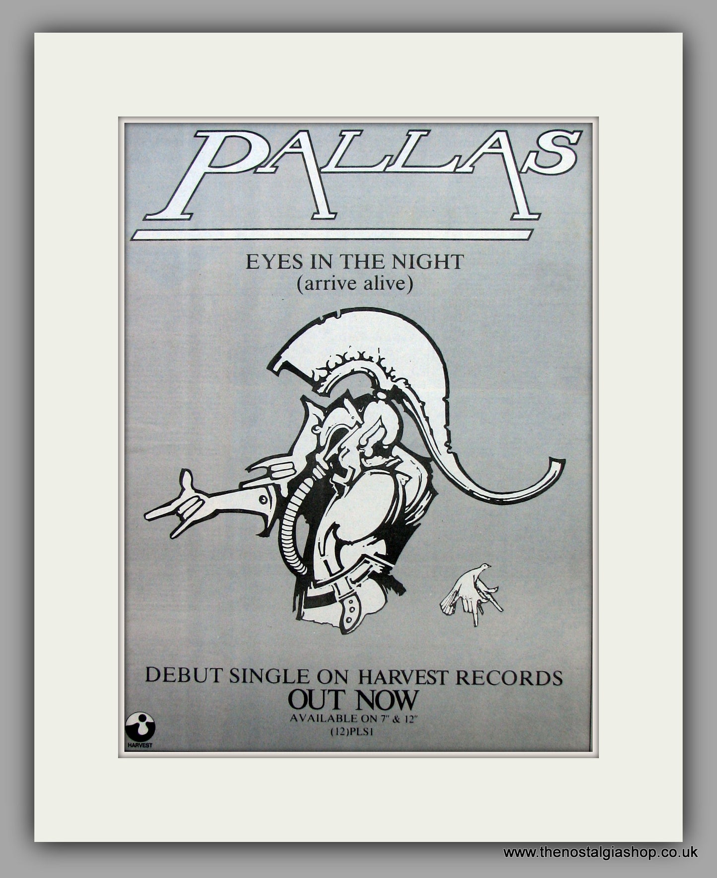 Pallas-Eyes In The Night.  Original Vintage Advert 1984 (ref AD10512)