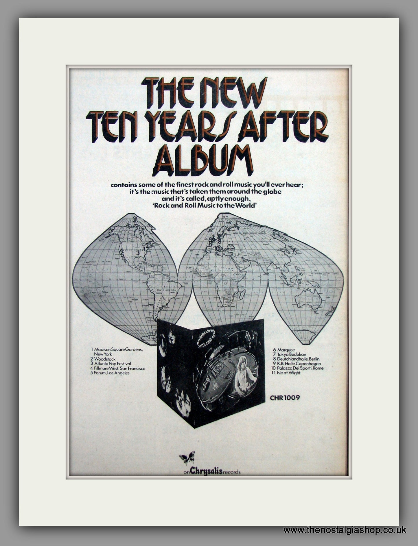 The New Ten Years After Album.  Original Vintage Advert 1972 (ref AD10555)