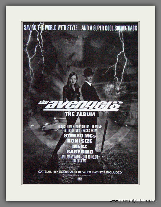 Avengers (The). Original Colour Advert 1998 (ref AD55170)