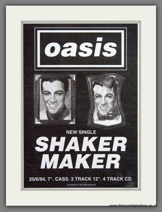 Oasis. Shaker Maker. Original Advert 1994 (ref AD55187)