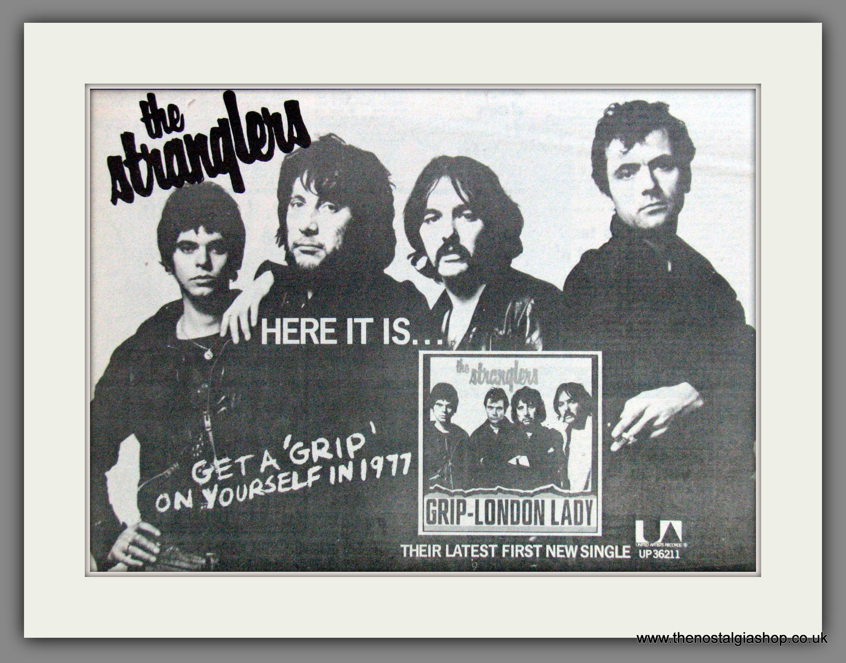 Stranglers (The) Grip-London Lady. 1977 Original Advert (ref AD55193 ...