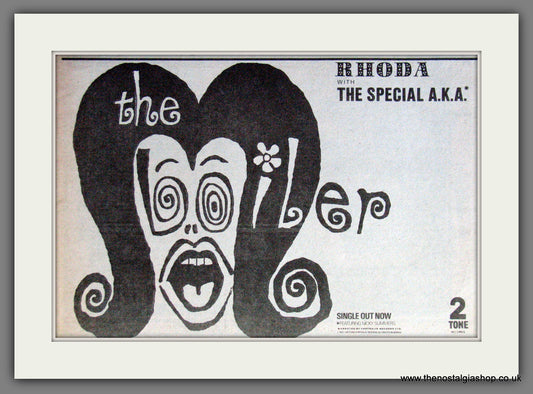 Special A.K.A. with Rhoda Dakar. The Boiler. 1982 Original Advert (ref AD55198)