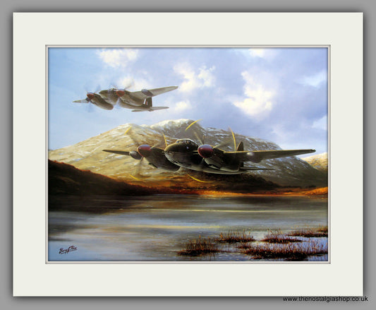 Mosquito. Mounted Aircraft print (ref N62)