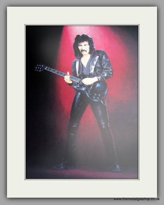 Tony Iommi (Black Babbath) Large Mounted Art print (ref N113)
