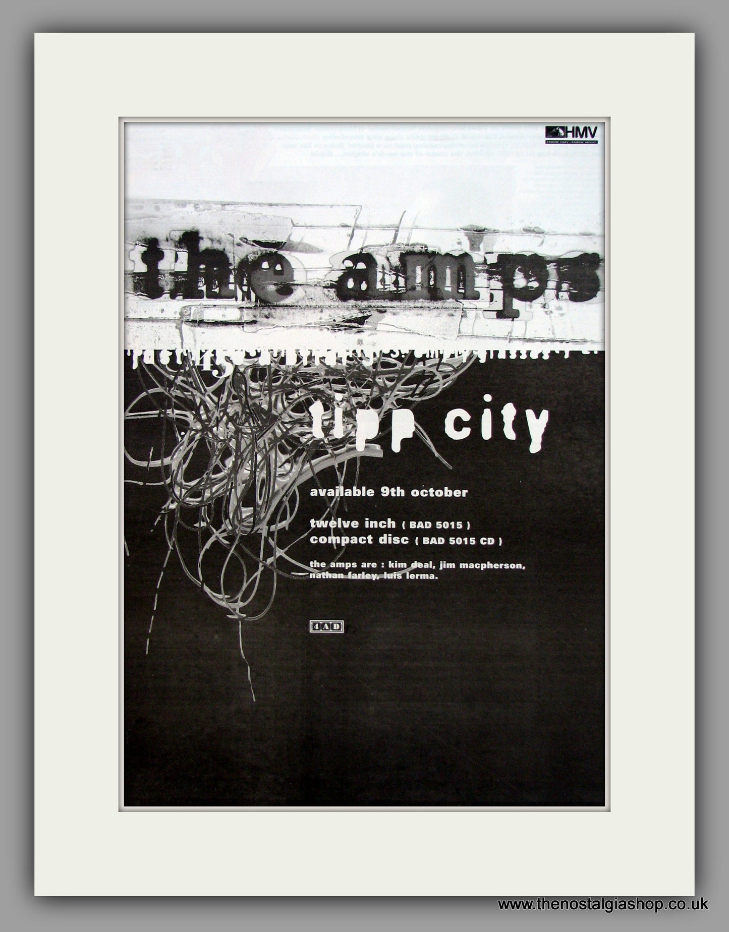 Amps (The)-Tipp City.  Original Vintage Advert 1995 (ref AD10591)