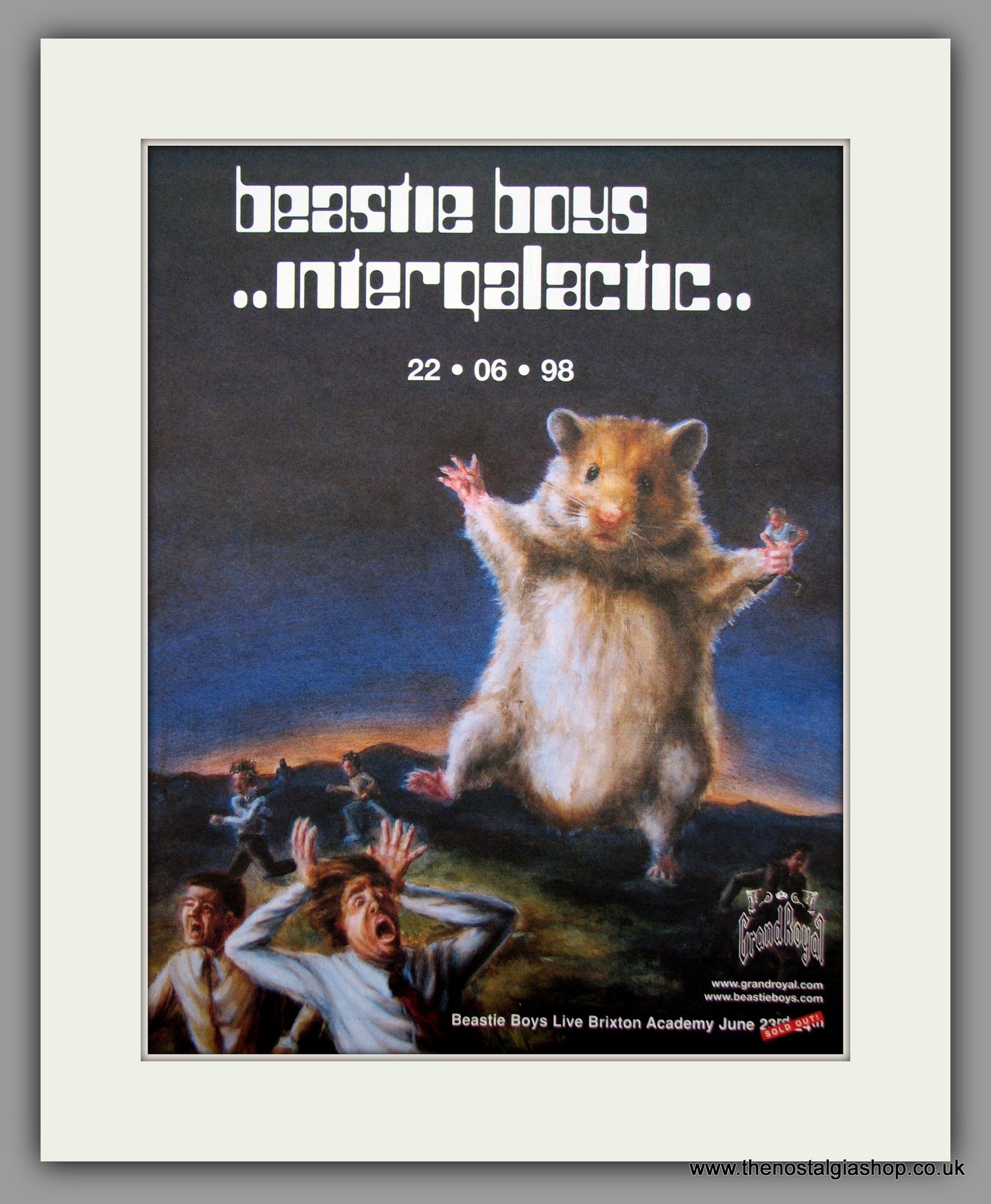Beastie Boys-Intergalactic.  Original Vintage Advert 1998 (ref AD10601))