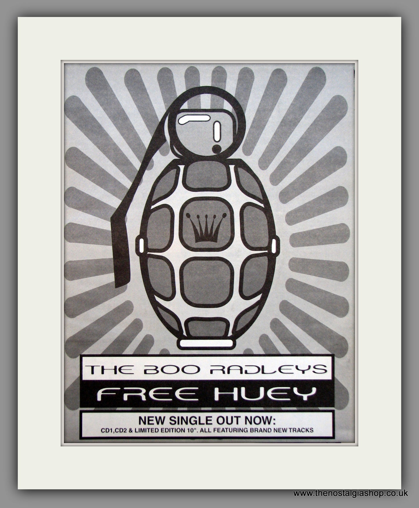 Boo Radleys (The)-Free Huey.  Original Vintage Advert 1998 (ref AD10614)