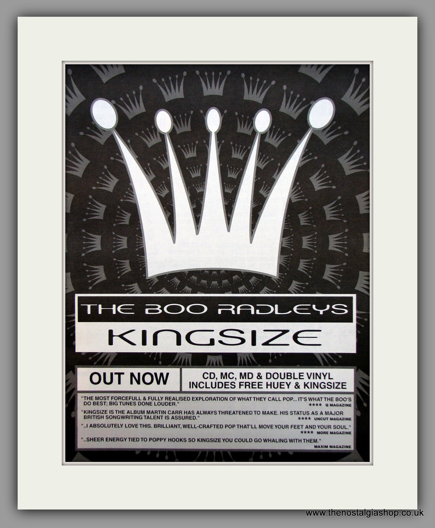 Boo Radleys (The)-Kingsize.  Original Vintage Advert 1998 (ref AD10615)