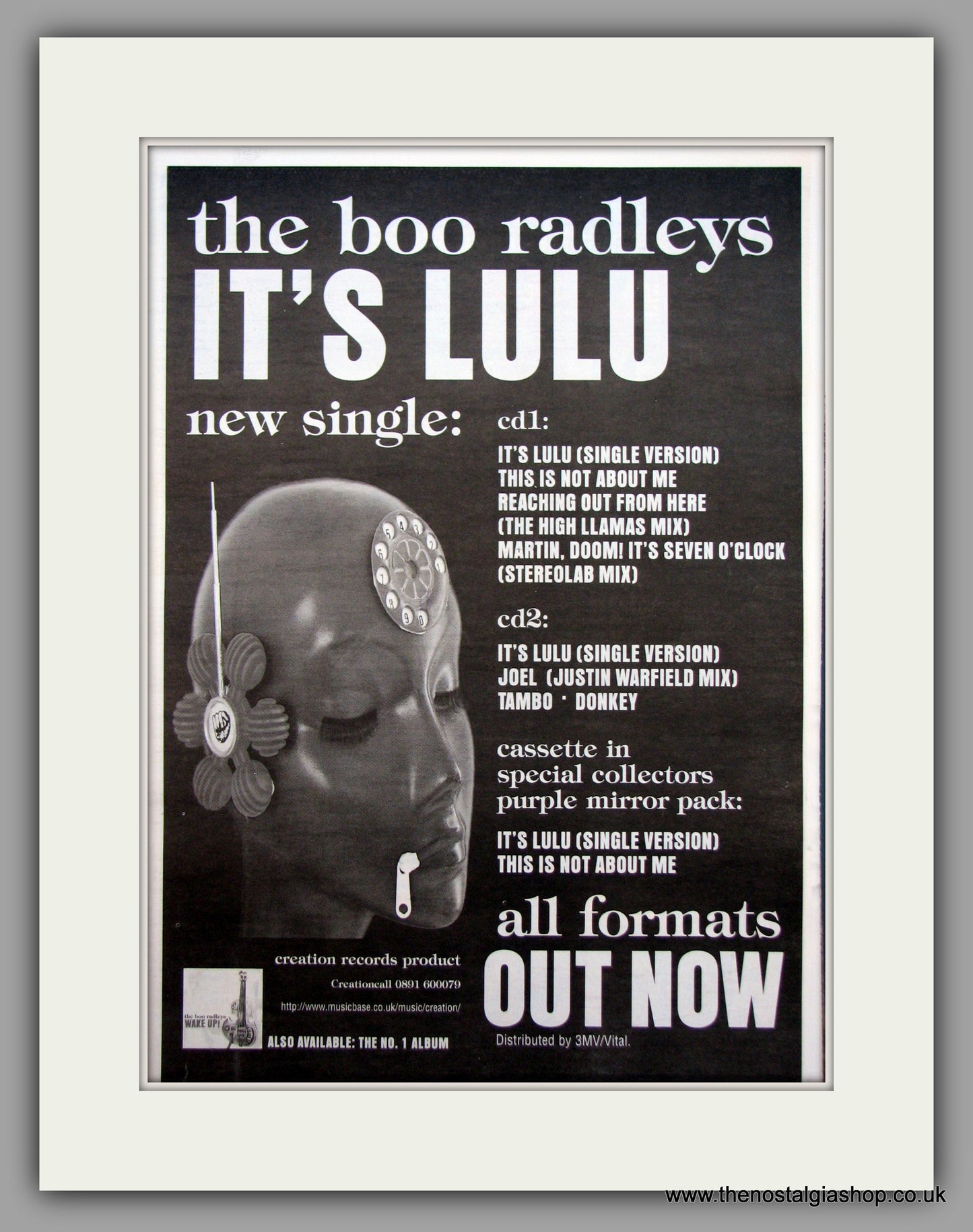 Boo Radleys (The)- It's Lulu.  Original Vintage Advert 1995 (ref AD10616)