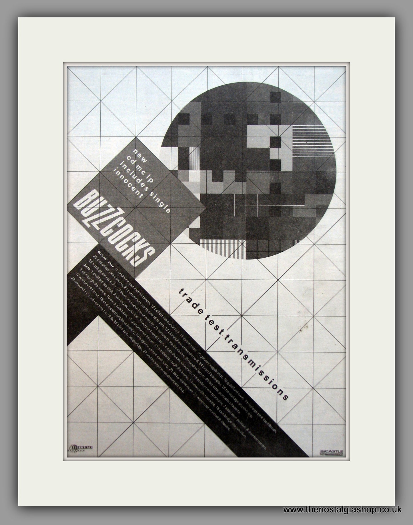 Buzzcocks-Trade Test Transmissions . Original Vintage Advert 1993 (ref AD10626)