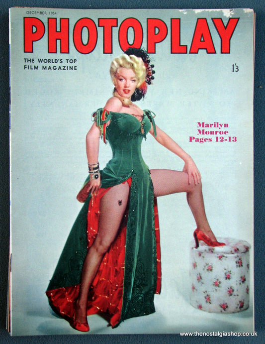 Photoplay Film Magazine. December 1954. Cover Marilyn Monroe. (M109)