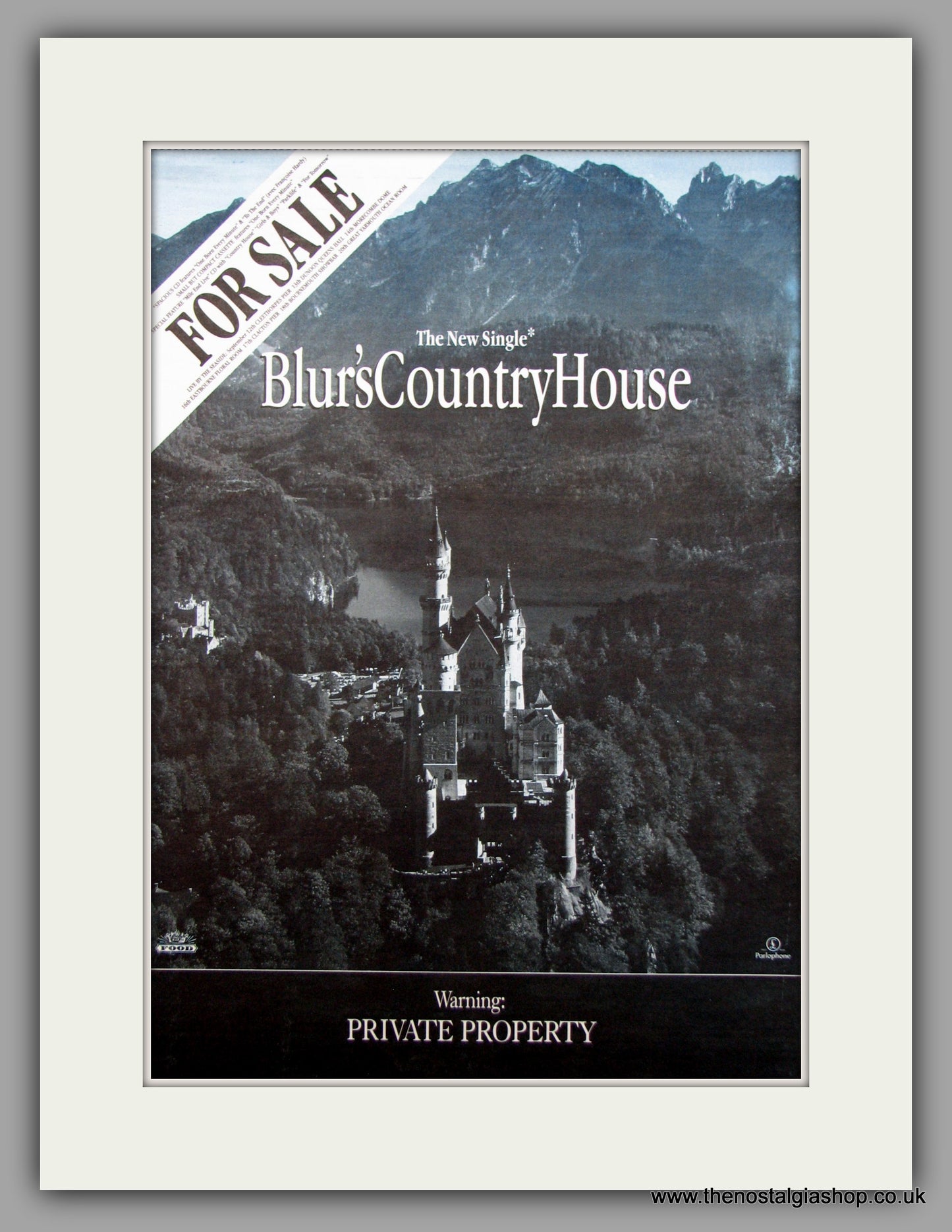 Blur's Country House. Original Vintage Advert 1995 (ref AD10644)