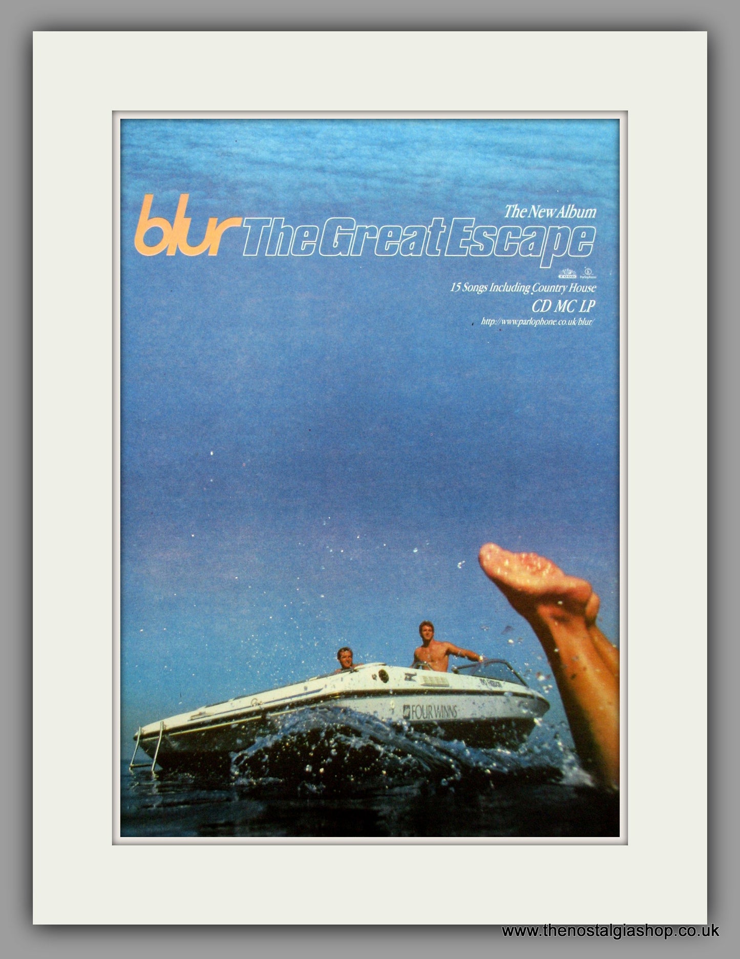 Blur-The Greatest Escape. Original Vintage Advert 1995 (ref AD10645)