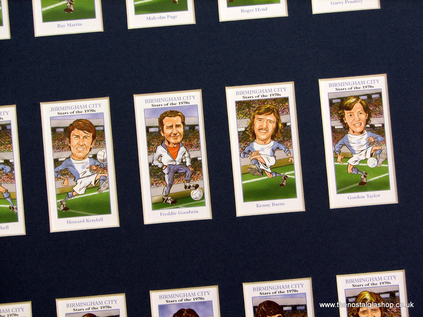 Birmingham City. Stars of the 1970's. Football Card Set