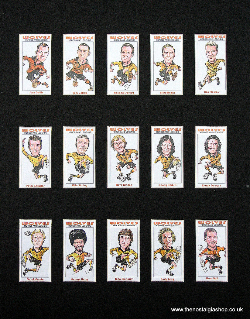 Wolves Heroes & Legends. Mounted Football Card Set – The Nostalgia Shop