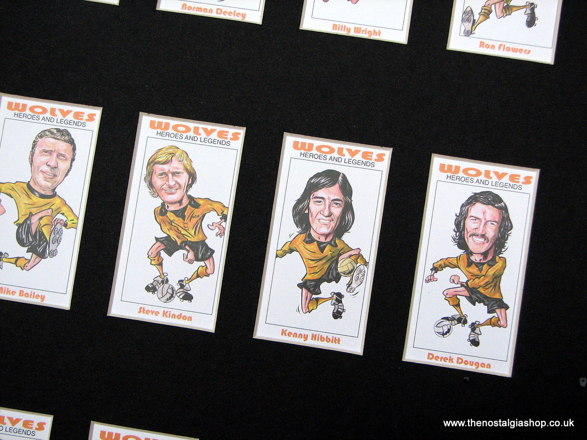 Wolves Heroes & Legends. Mounted Football Card Set – The Nostalgia Shop