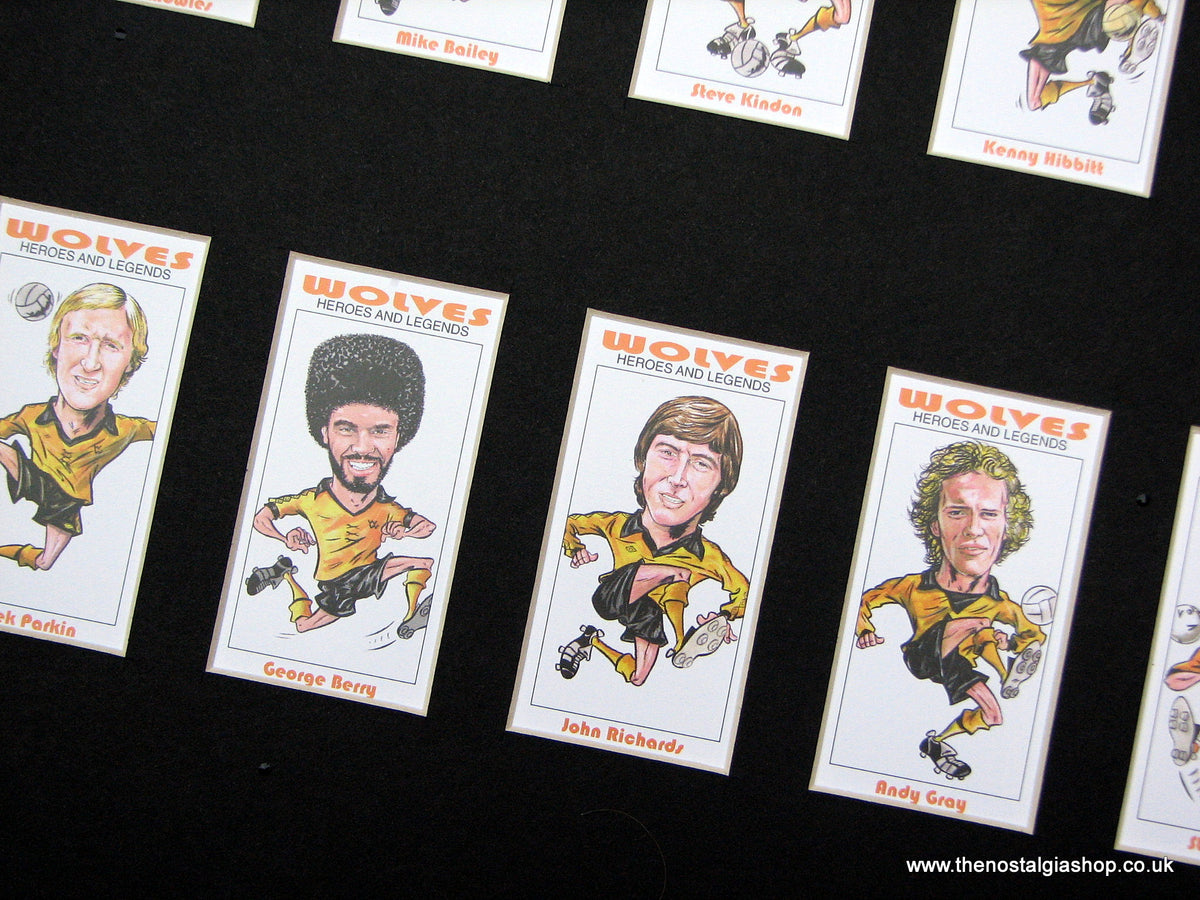 Wolves Heroes & Legends. Mounted Football Card Set – The Nostalgia Shop