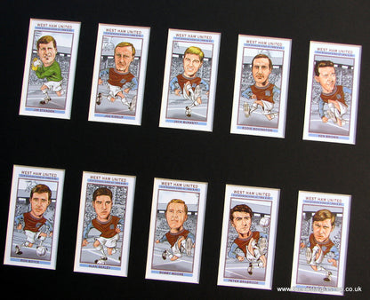 West Ham United Cup Winners 1964 - 65 Football Card Set