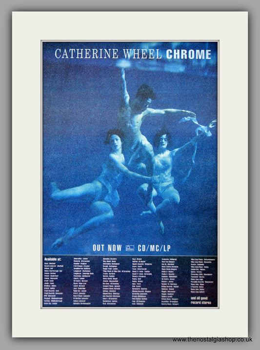 Catherine Wheel - Chrome.  Original Vintage Advert 1993 (ref AD10653)
