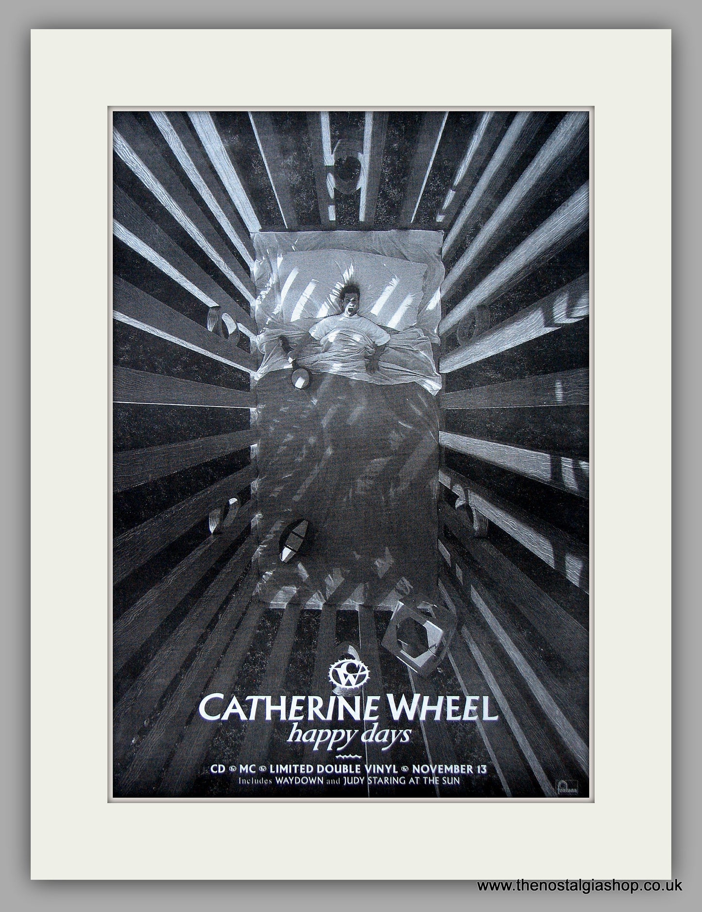 Catherine Wheel - Happy Days.  Original Vintage Advert 1995 (ref AD10654)