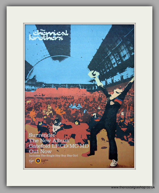 Chemical Brothers (The) - Surrender.  Original Vintage Advert 1999 (ref AD10663)