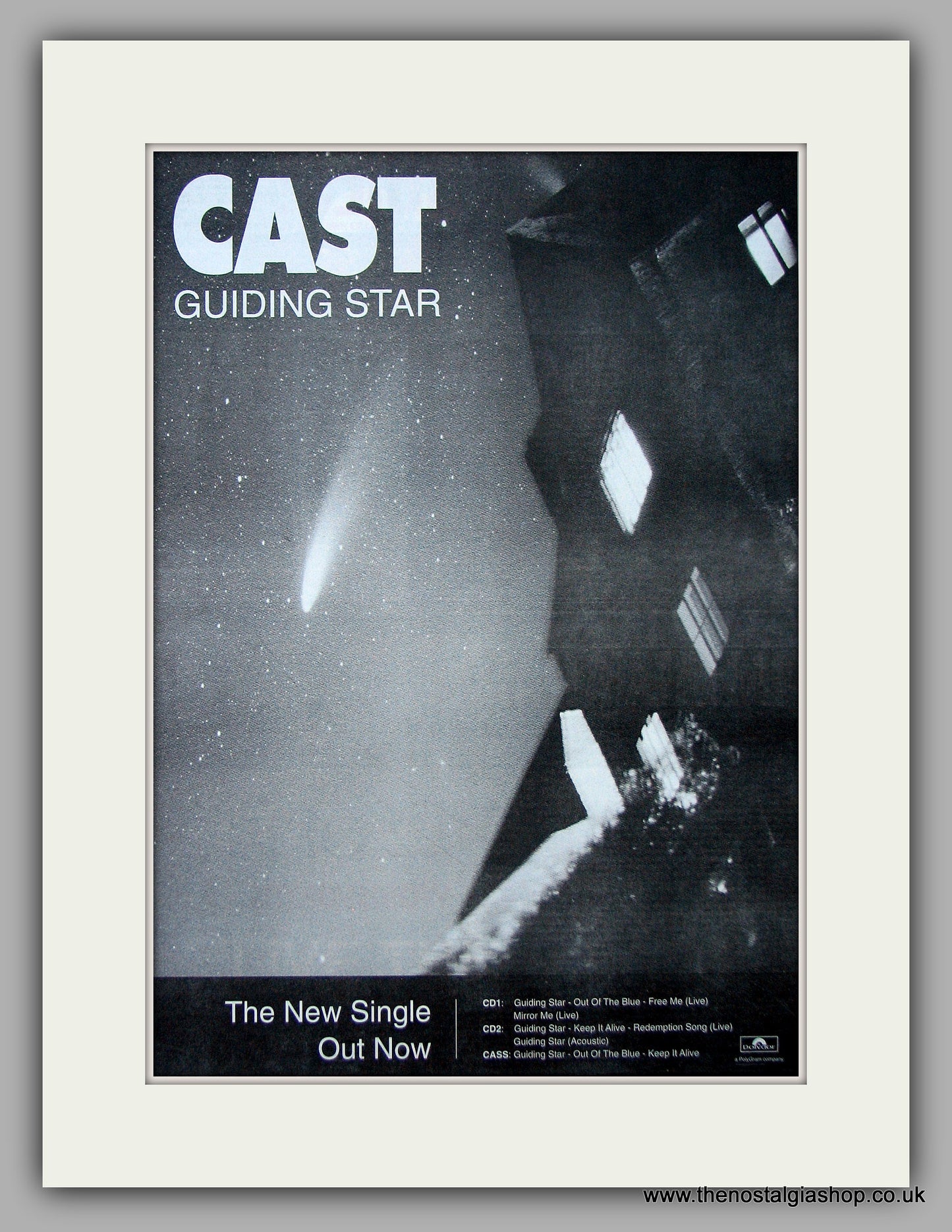 Cast - Guiding Star.  Original Vintage Advert 1997 (ref AD10690)