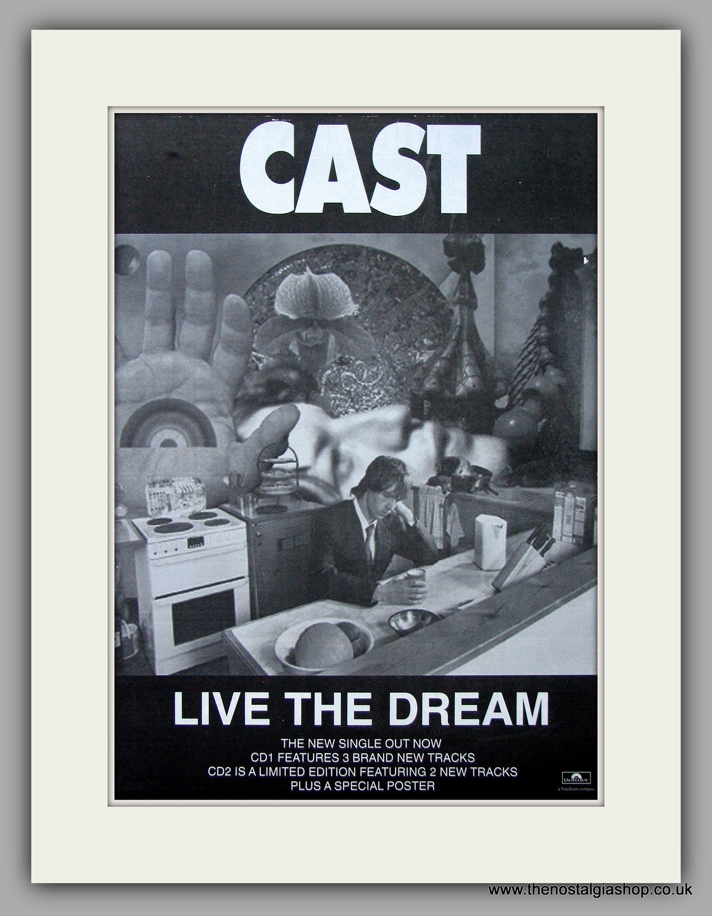 Cast - Live The Dream.  Original Vintage Advert 1997 (ref AD10691)