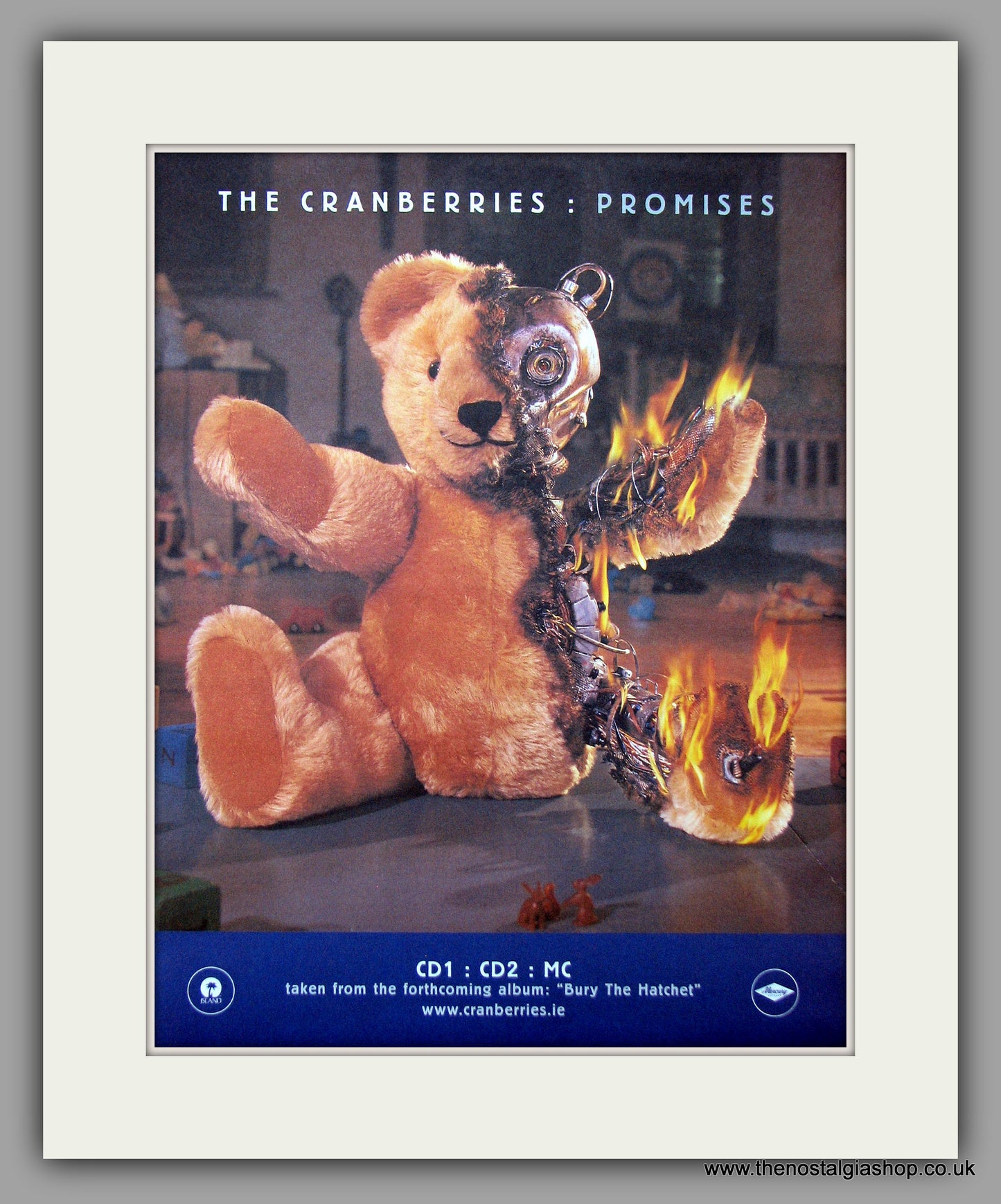 Cranberries (The) - Promises.  Original Vintage Advert 1994 (ref AD10703)
