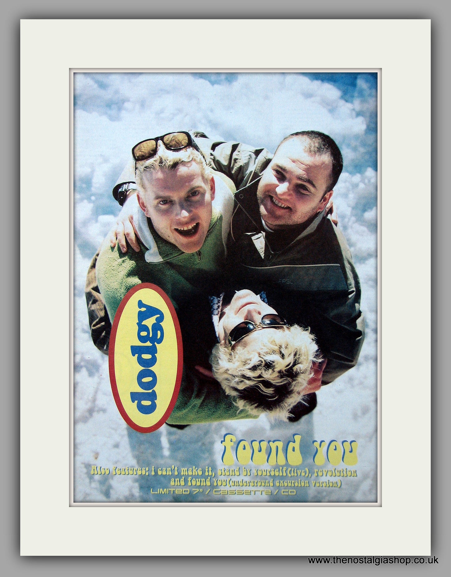 Dodgy - Found You.  Original Vintage Advert 1997 (ref AD10707)