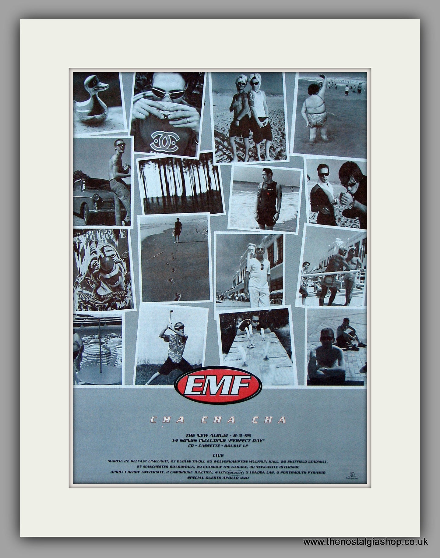 EMF - Cha Cha Cha.  Original Vintage Advert 1995 (ref AD10726)